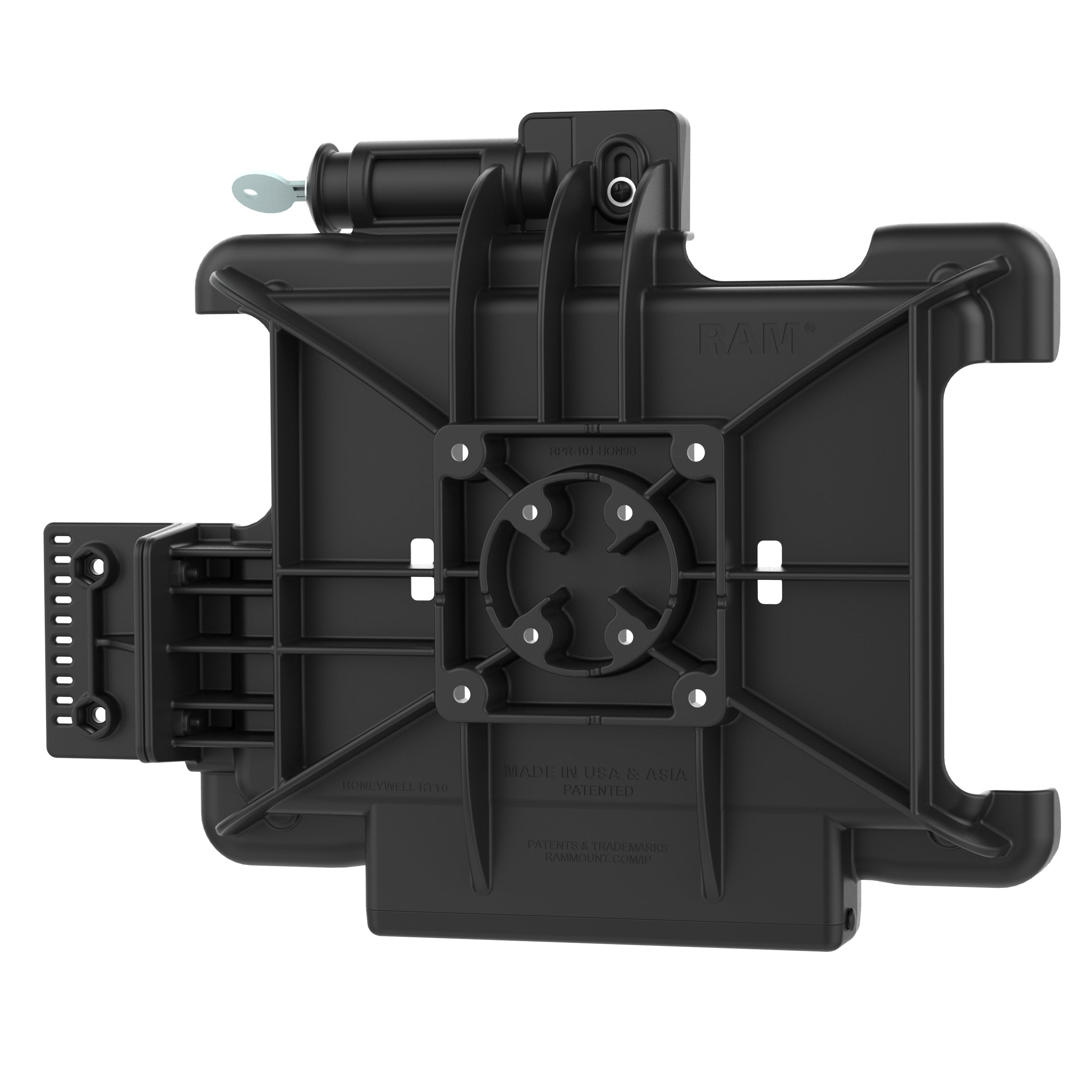 RAM Slot-vergrendelingsvorm-passend houder voor Honeywell RT10 Tablet - RAM Mounts RAM-HOL-HON9KLU afbeelding 3