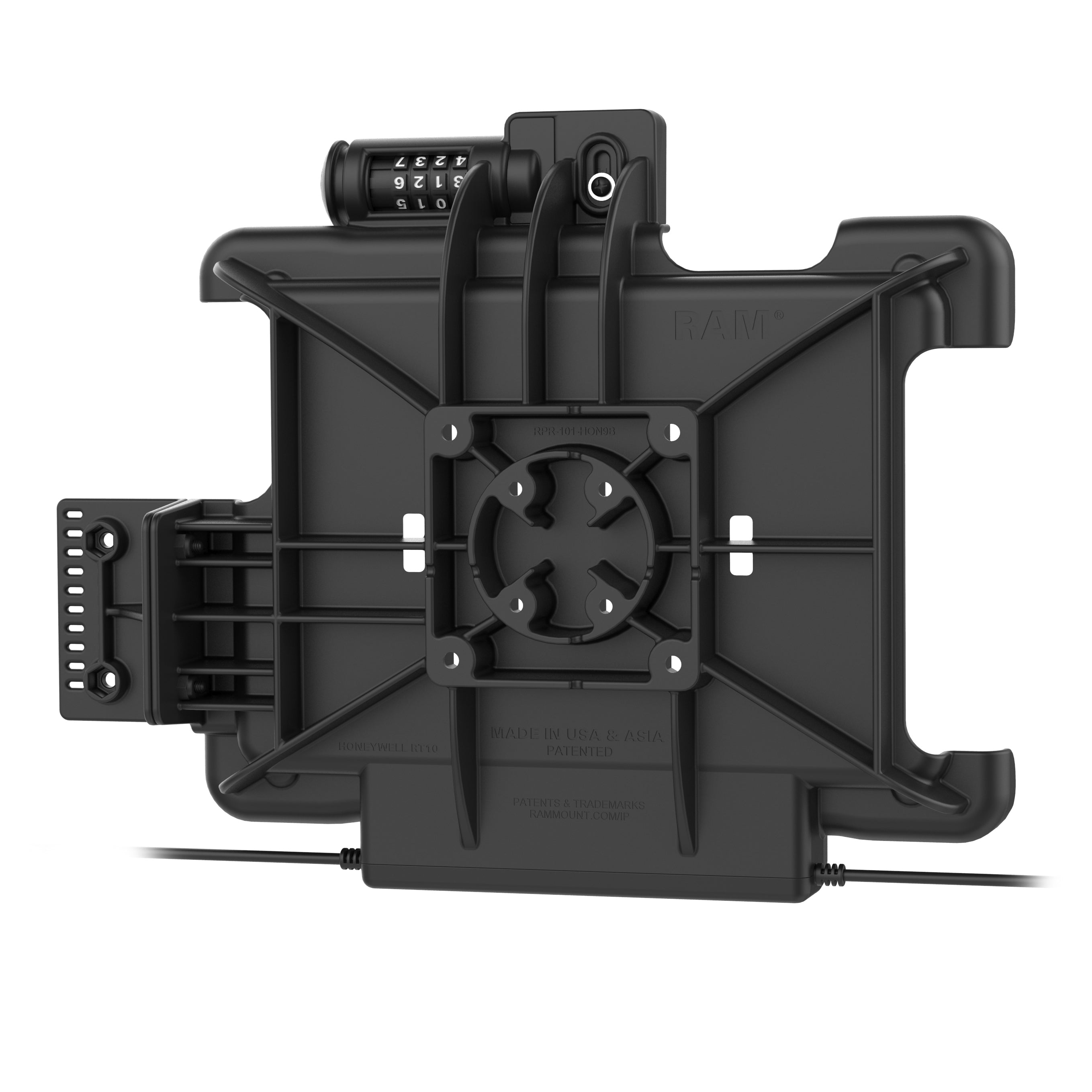 RAM Combi Vergrendeld Power + Dual USB Dock voor Honeywell RT10 Tablet - RAM Mounts RAM-HOL-HON9PD2CLU afbeelding 3