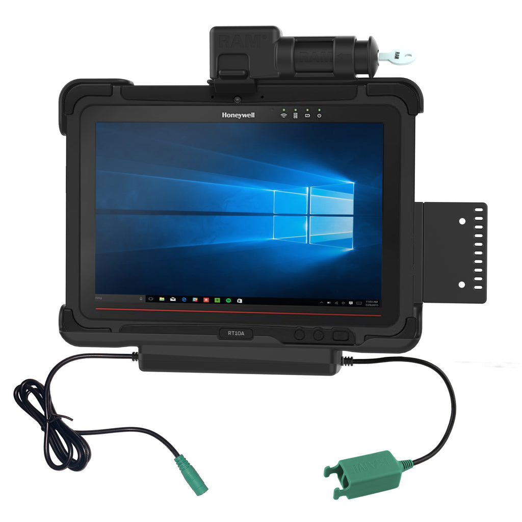 RAM sleutelvergrendelingsvoeding dubbele USB dock voor honeywell RT10 tablet - RAM Mounts RAM-HOL-HON9PD2KLU