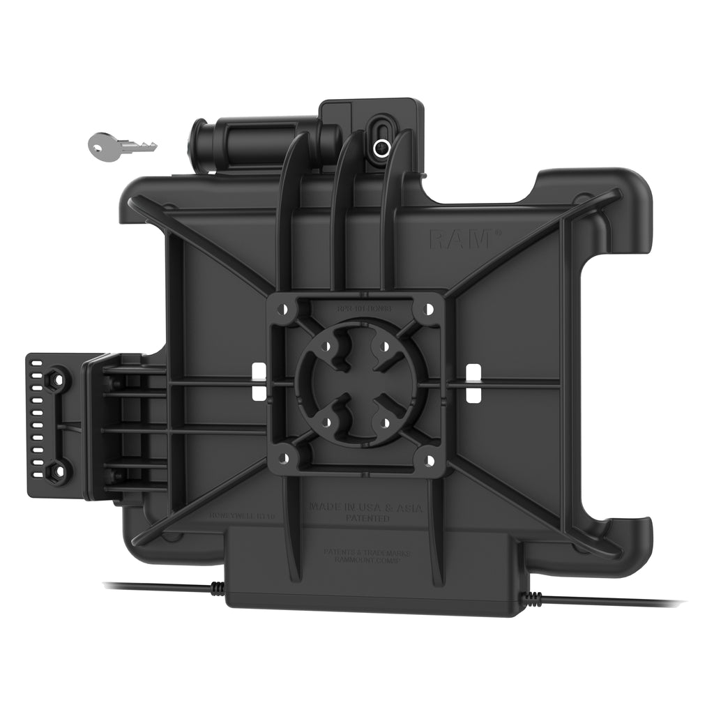 RAM-sleutelvergrendelingsvoeding + USB-A en RJ45-dock voor Honeywell RT10-tablet - RAM Mounts RAM-HOL-HON9PDKL-RJ45AU afbeelding 3