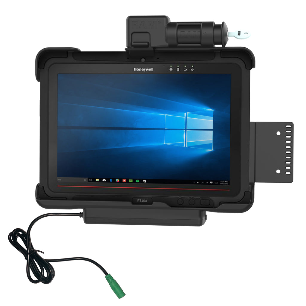 RAM Key Locking Voedingsdock voor Honeywell RT10 Tablet - RAM Mounts RAM-HOL-HON9PKLU afbeelding 1