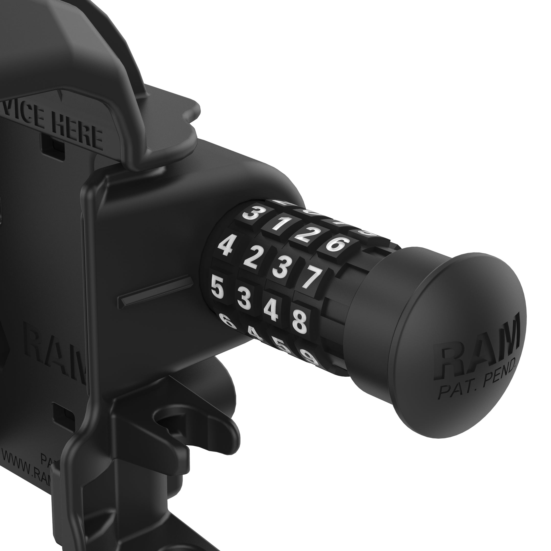 RAM aangedreven combinatie-vergrendelingsdock voor Panasonic Toughbook FZ-N1 & FZ-F1 - RAM Mounts RAM-HOL-PAN11PCLU afbeelding 5