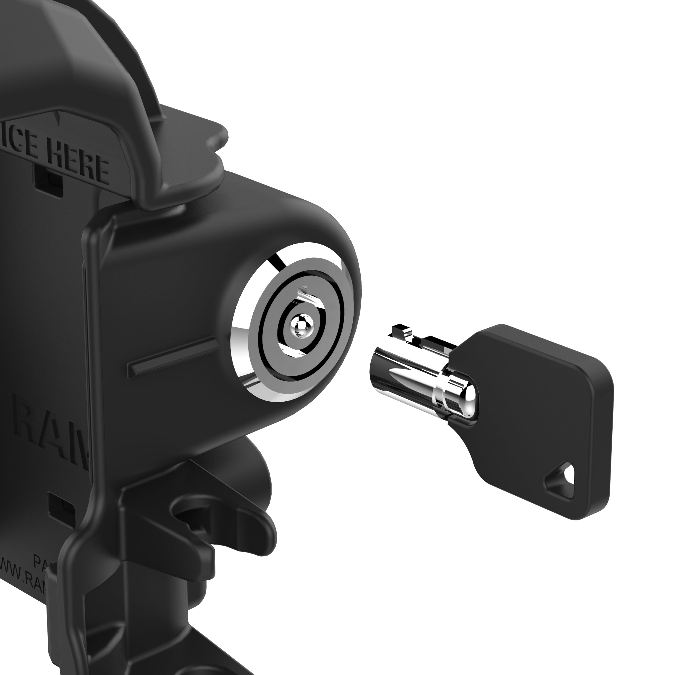 RAM aangedreven slotbeugel voor Panasonic Toughbook FZ-N1 & FZ-F1 - RAM Mounts RAM-HOL-PAN11PKLU afbeelding 5