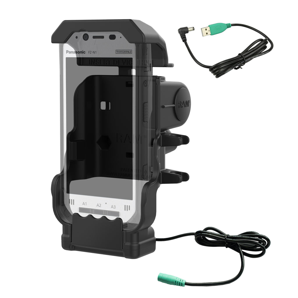 RAM aangedreven dock voor panasonic toughbook fz N1 fz F1 - RAM Mounts RAM-HOL-PAN11PU