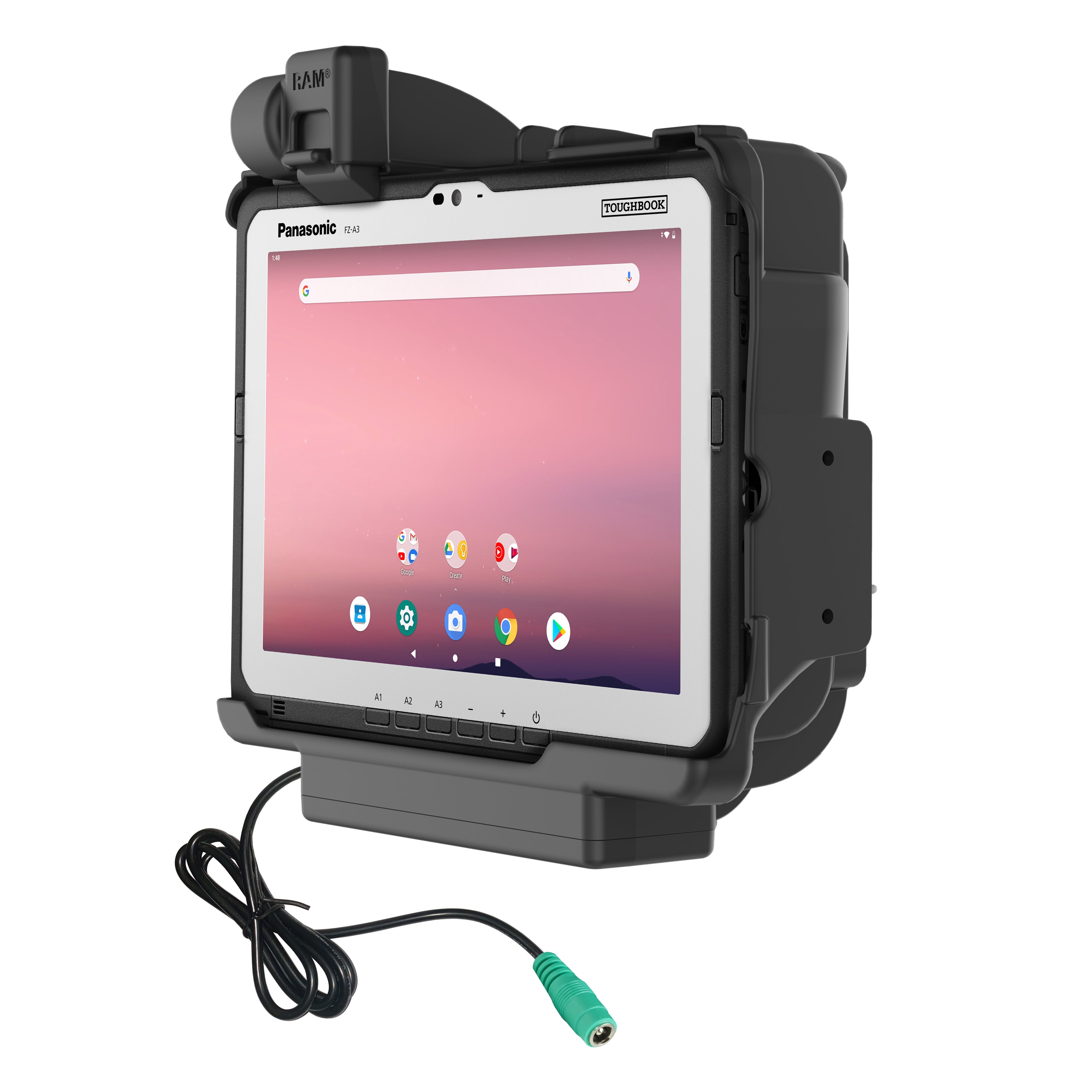 RAM powered dock voor panasonic fz A3 - RAM Mounts RAM-HOL-PAN16PU