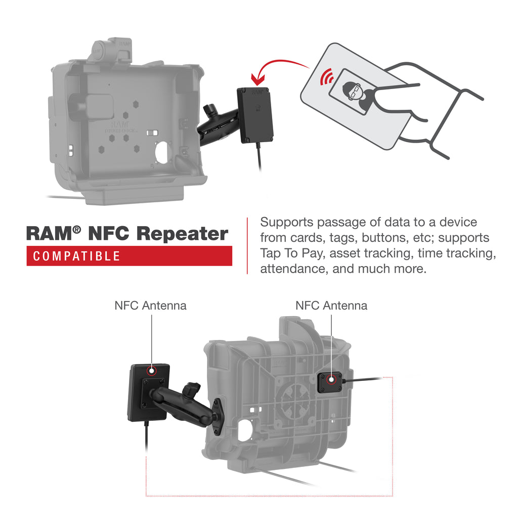 RAM Powered Dock voor Panasonic FZ-A3 - RAM Mounts RAM-HOL-PAN16PU afbeelding 9