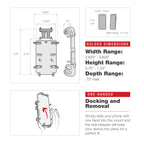 RAM Quick-Grip™ XL Telefoonhouder met Low-Profile Tough-Claw™ - RAM Mounts RAM-HOL-PD4-400-1U afbeelding 6