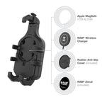 RAM Quick-Grip™ Pro Telefoonhouder met Kogel - RAM Mounts RAM-HOL-PD5BU afbeelding 5