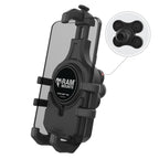 RAM quick griptrade pro telefoonhouder met kogel en trillingsdempers - RAM Mounts RAM-HOL-PD5BVU