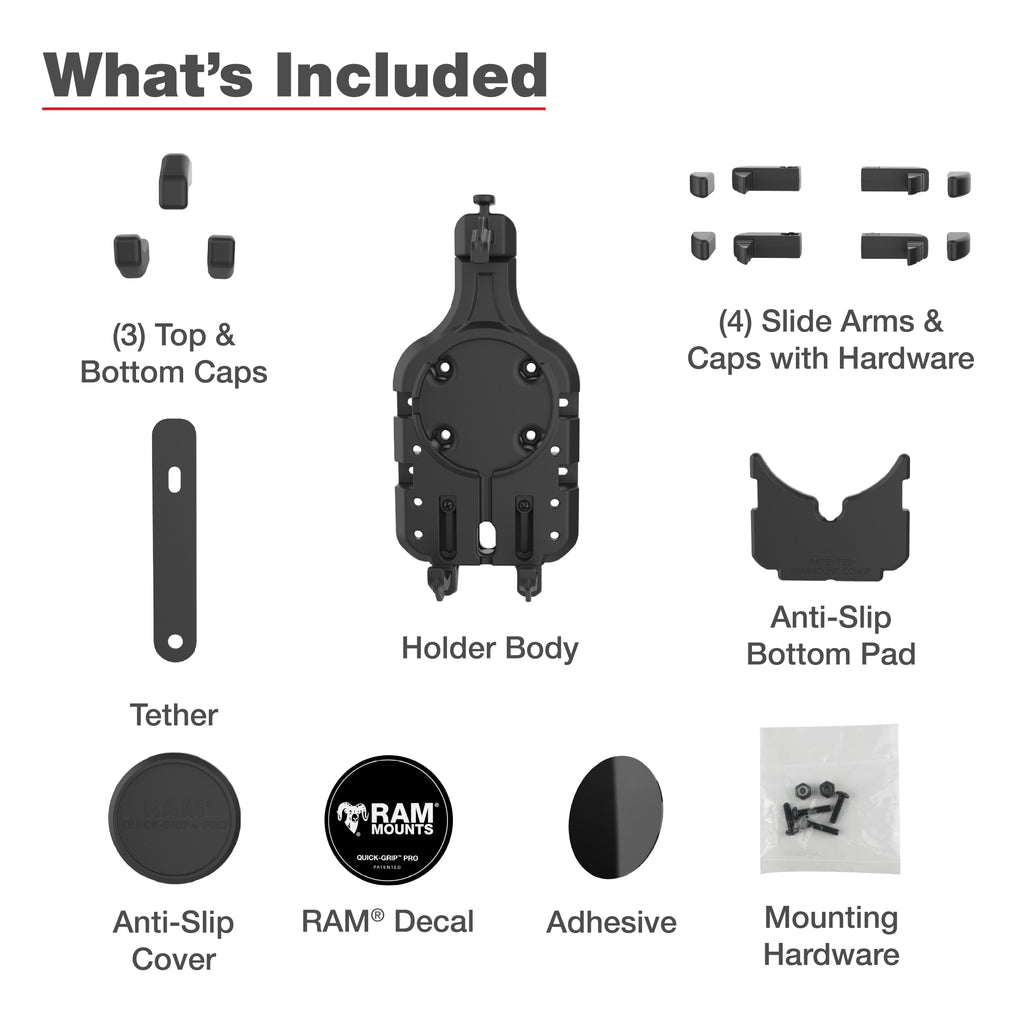 RAM Quick-Grip™ Pro Telefoonhouder - RAM Mounts RAM-HOL-PD5U afbeelding 6