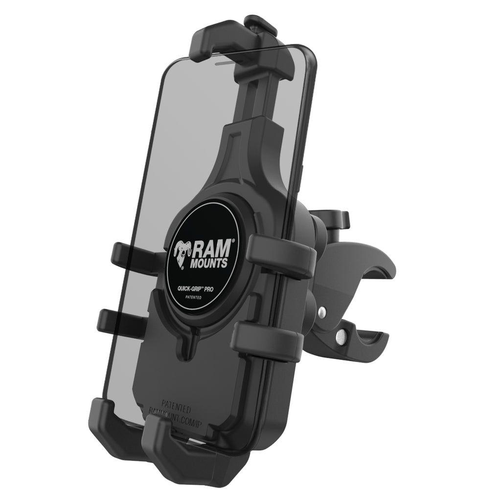 RAM quick griptrade pro telefoonhouder met trillingdemping tough clawtrade - RAM Mounts RAM-HOL-PD5V-400-1U