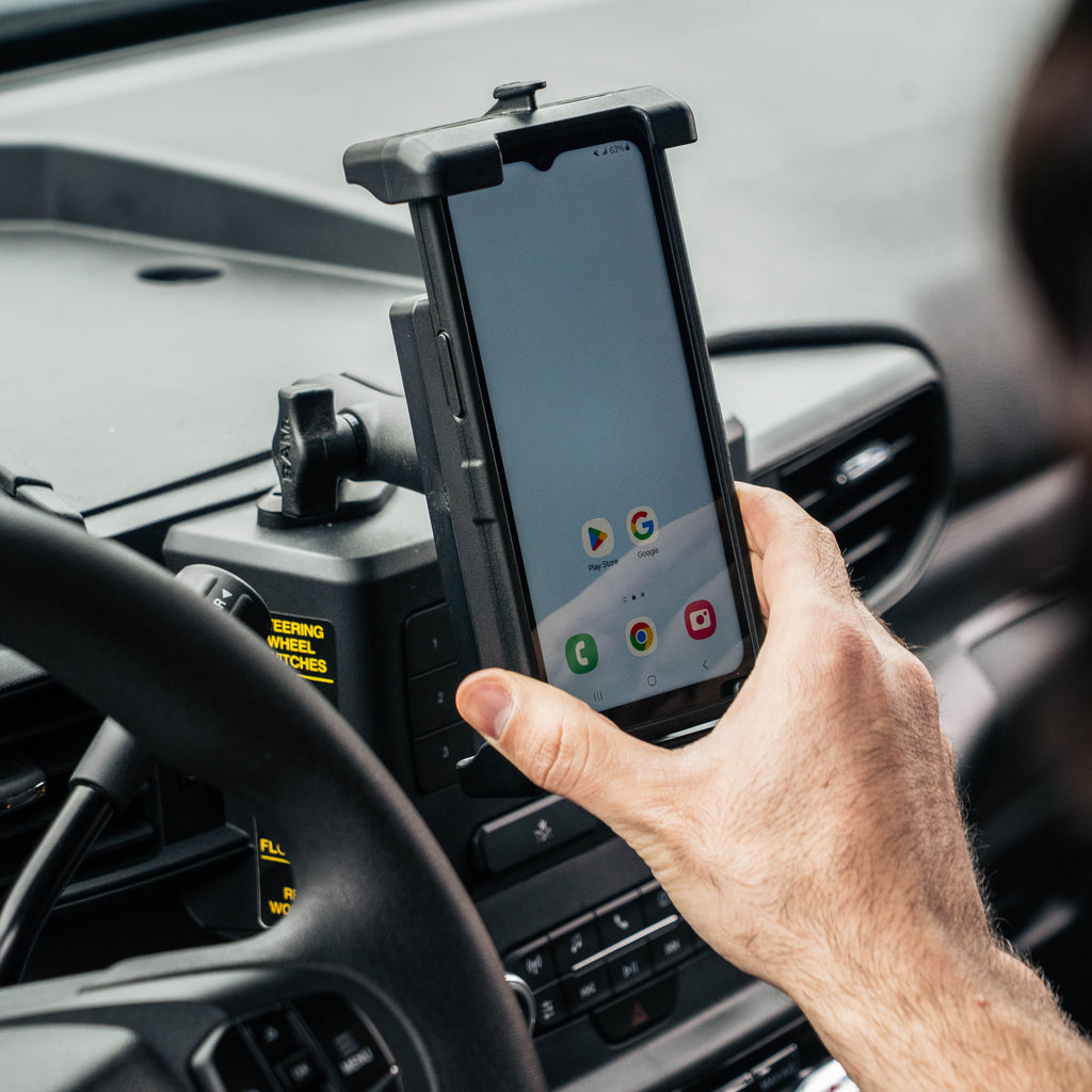RAM Quick-Grip™ Pro XL Telefoonhouder met Kogel - RAM Mounts RAM-HOL-PD7BU afbeelding 8