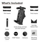 RAM Quick-Grip™ Pro XL Telefoonhouder met Kogel en Trillingdemper - RAM Mounts RAM-HOL-PD7BVU afbeelding 7