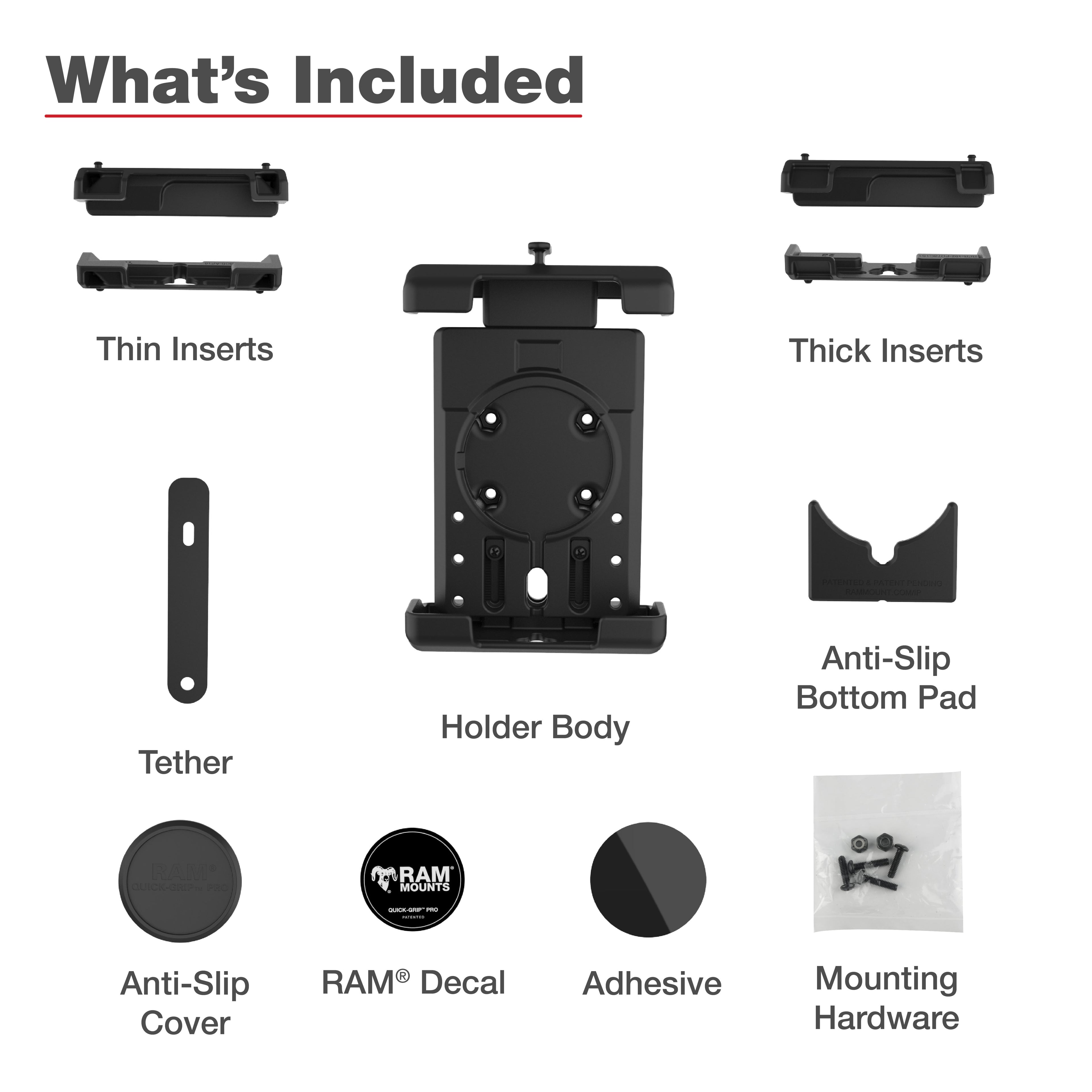 RAM Quick-Grip™ Pro XL Telefoonhouder - RAM Mounts RAM-HOL-PD7U afbeelding 7