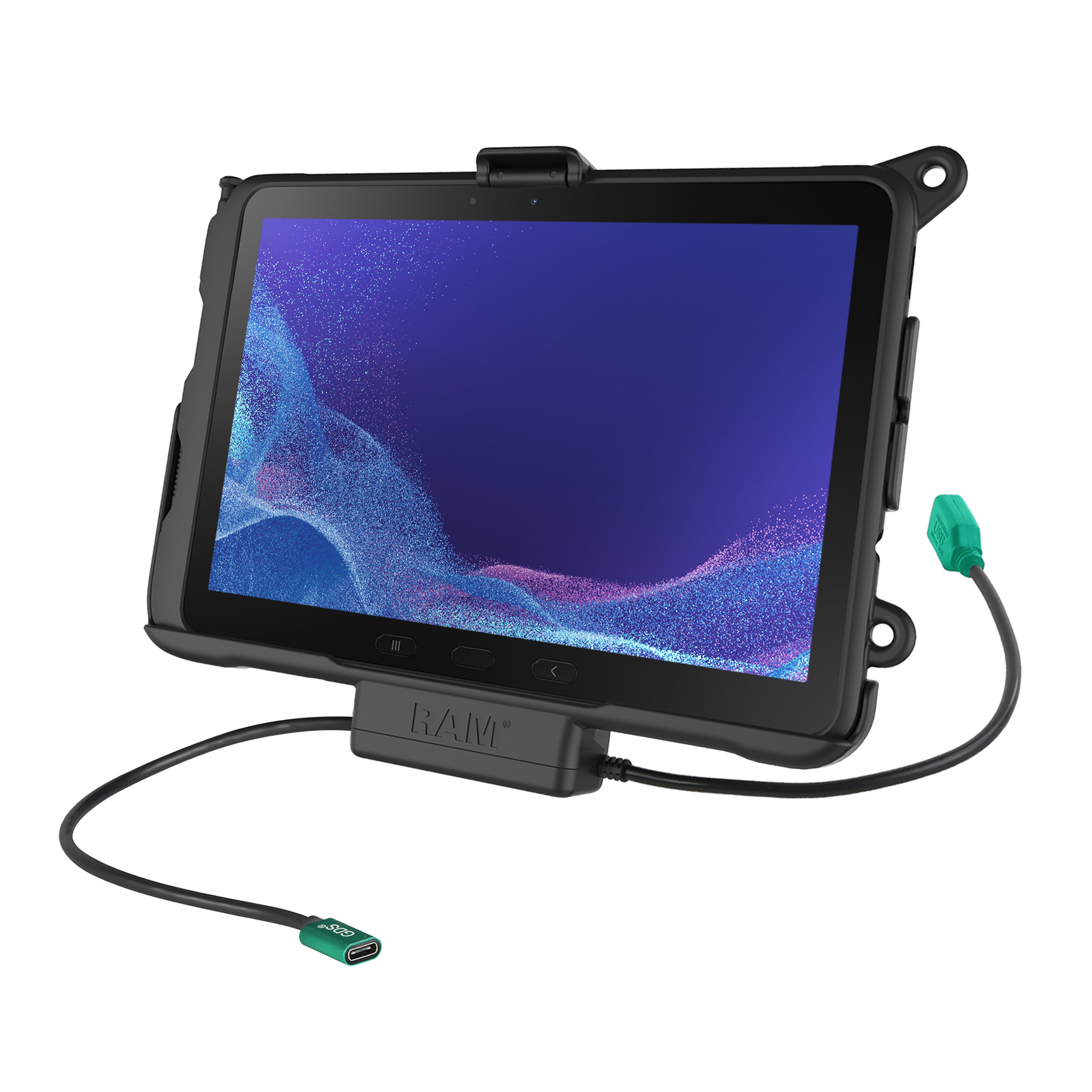 RAM EZ-Roll'r™ Voedings- en gegevensdock voor Tab Active5 Pro & 4 Pro - RAM Mounts RAM-HOL-SAM52CP-1AU afbeelding 1
