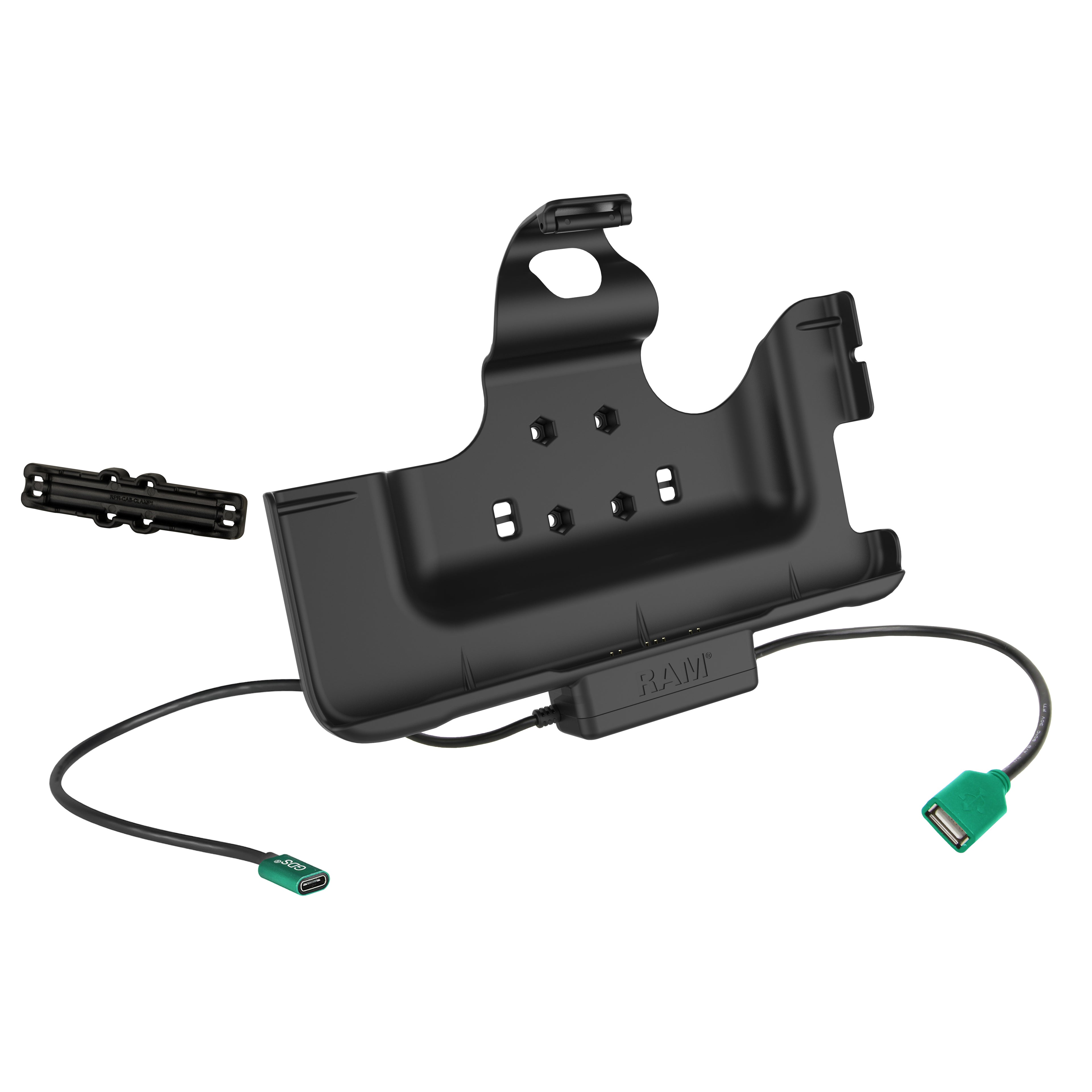 RAM EZ-Roll'r™ Voedings- en gegevensdock voor Tab Active5 Pro & 4 Pro - RAM Mounts RAM-HOL-SAM52CP-1AU afbeelding 2