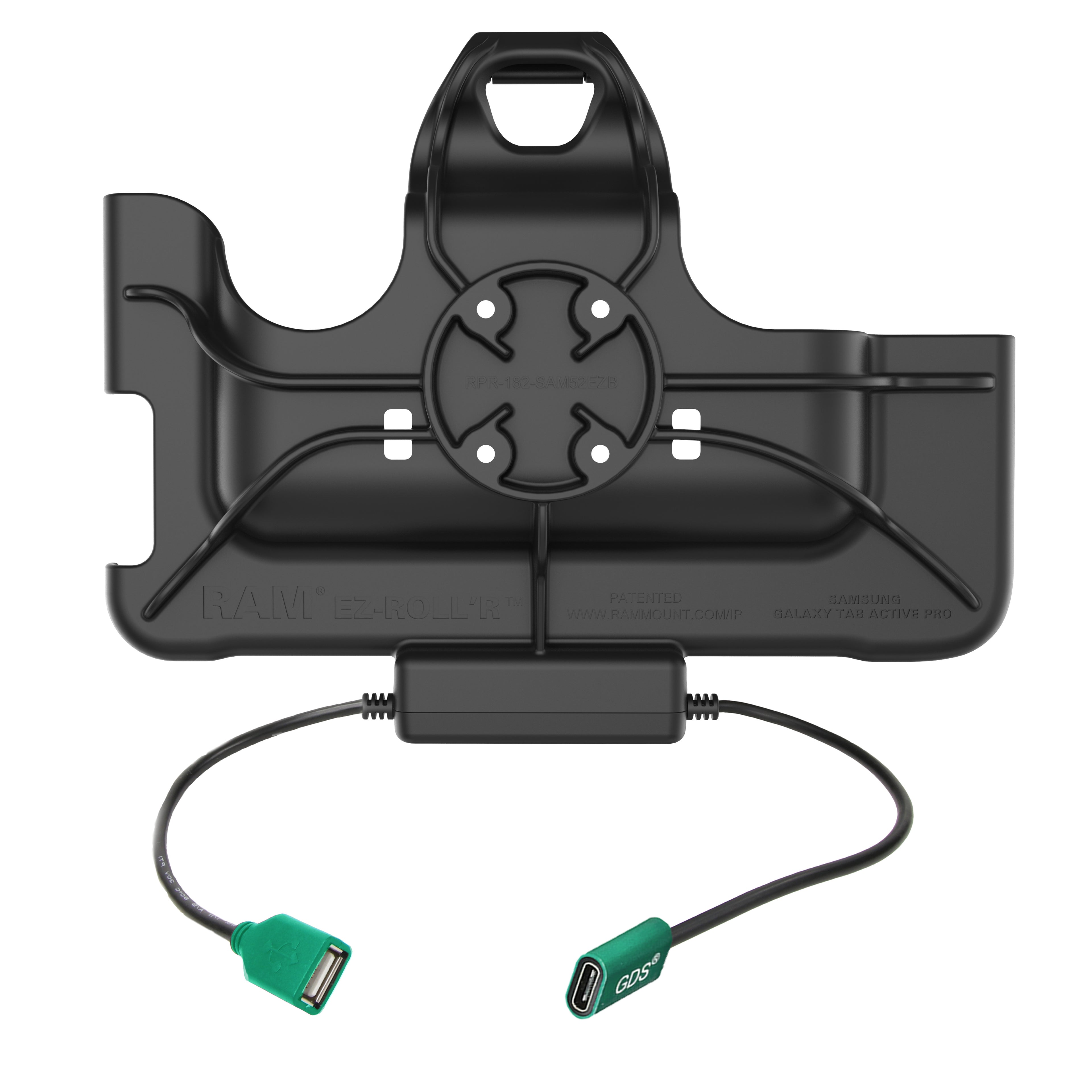 RAM EZ-Roll'r™ Voedings- en gegevensdock voor Tab Active5 Pro & 4 Pro - RAM Mounts RAM-HOL-SAM52CP-1AU afbeelding 5