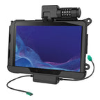RAM combo vergrendelende power data dock voor tab ACTIVE5 pro 4 pro - RAM Mounts RAM-HOL-SAM57CPCL-1AU