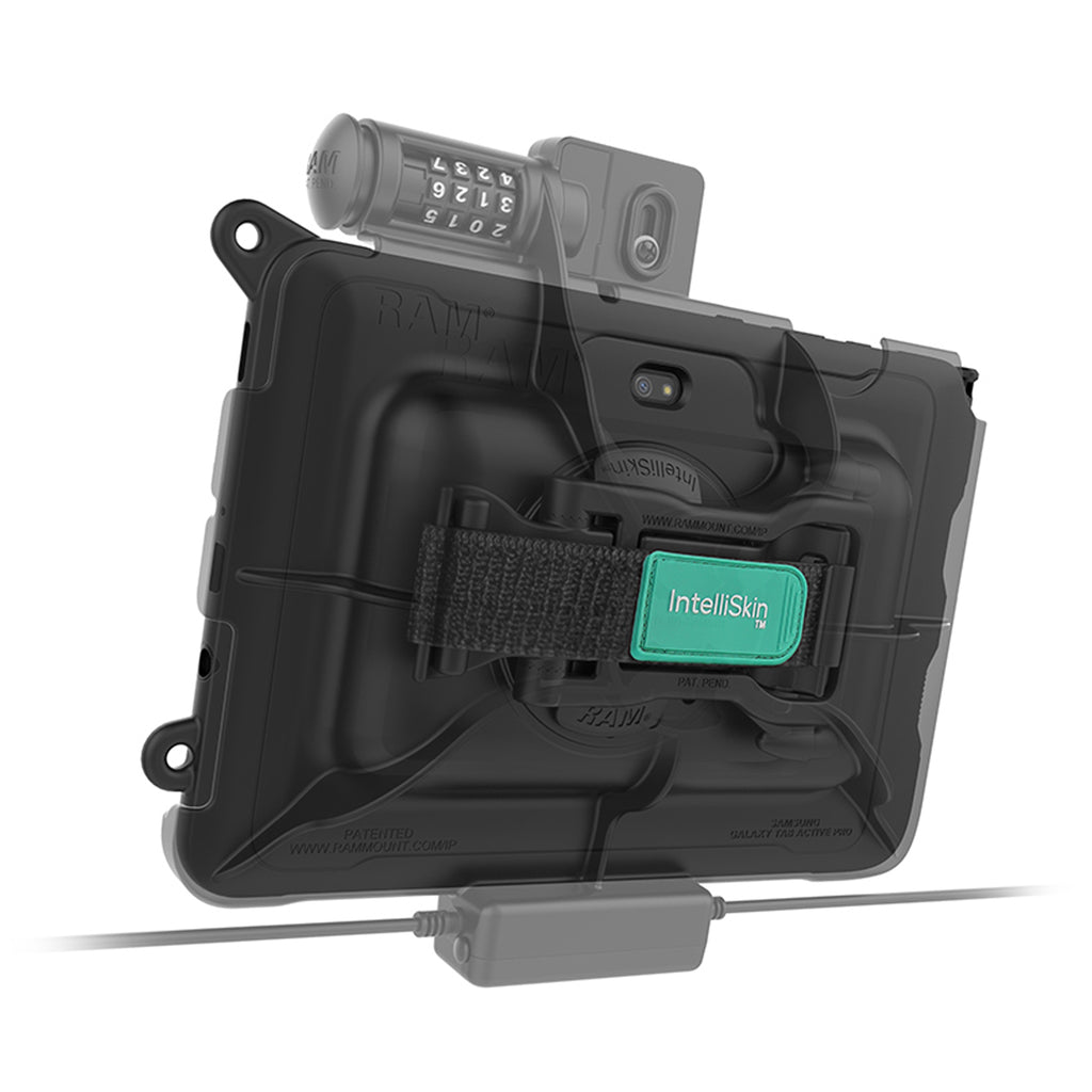 RAM Combo-Vergrendelende Power + Data Dock voor Tab Active5 Pro & 4 Pro - RAM Mounts RAM-HOL-SAM57CPCL-1AU afbeelding 5