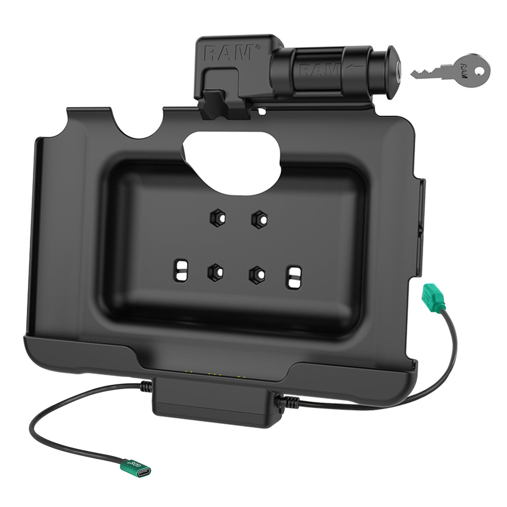 RAM Snelheidsslot voor stroom en gegevensoverdracht voor Tab Active5 Pro & 4 Pro - RAM Mounts RAM-HOL-SAM57CPKL-1AU afbeelding 2