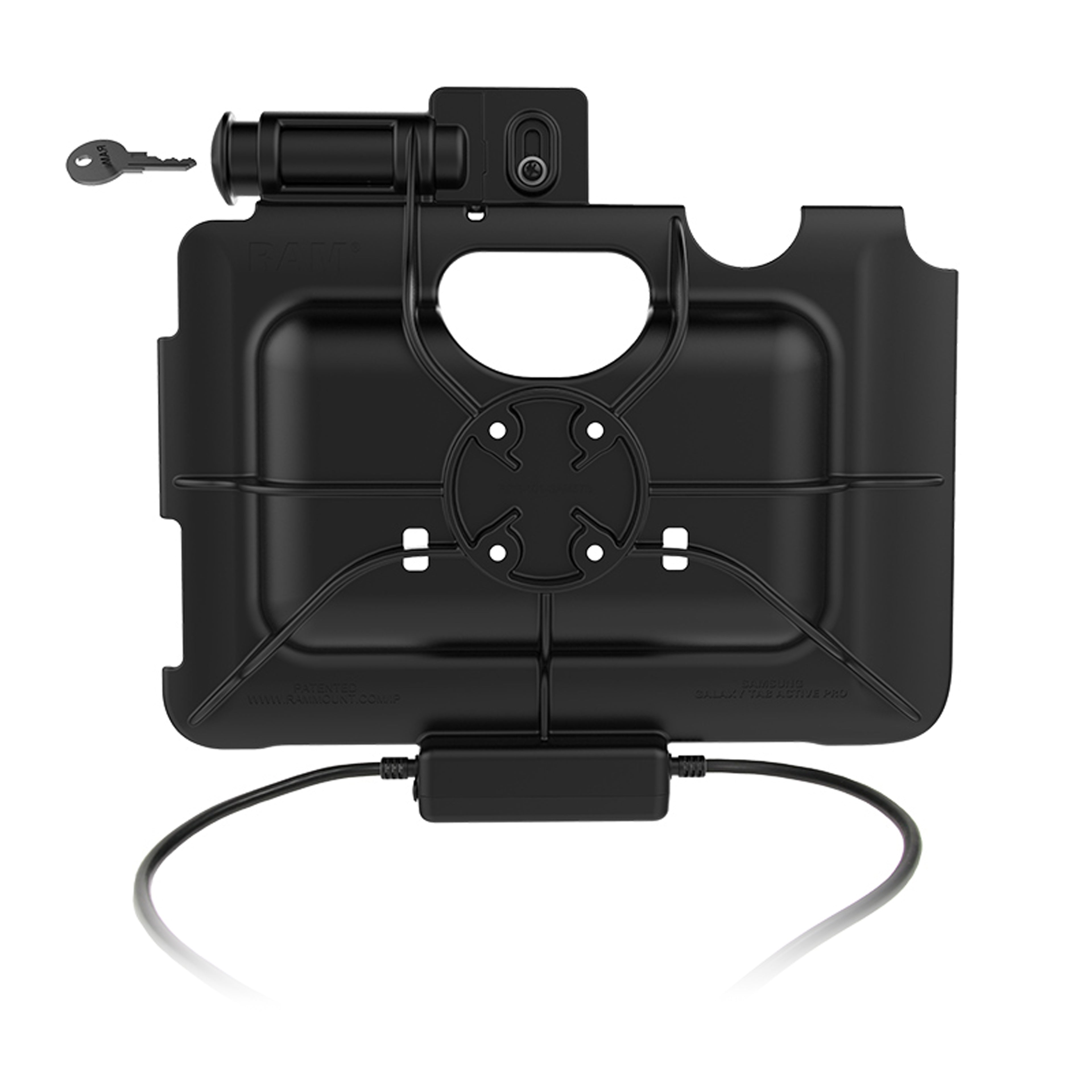RAM Vergrendelbare USB-C Dock + USB-C & USB-A Gegevens voor Tab Active5 Pro & 4 Pro - RAM Mounts RAM-HOL-SAM57CPKL-CAU afbeelding 4