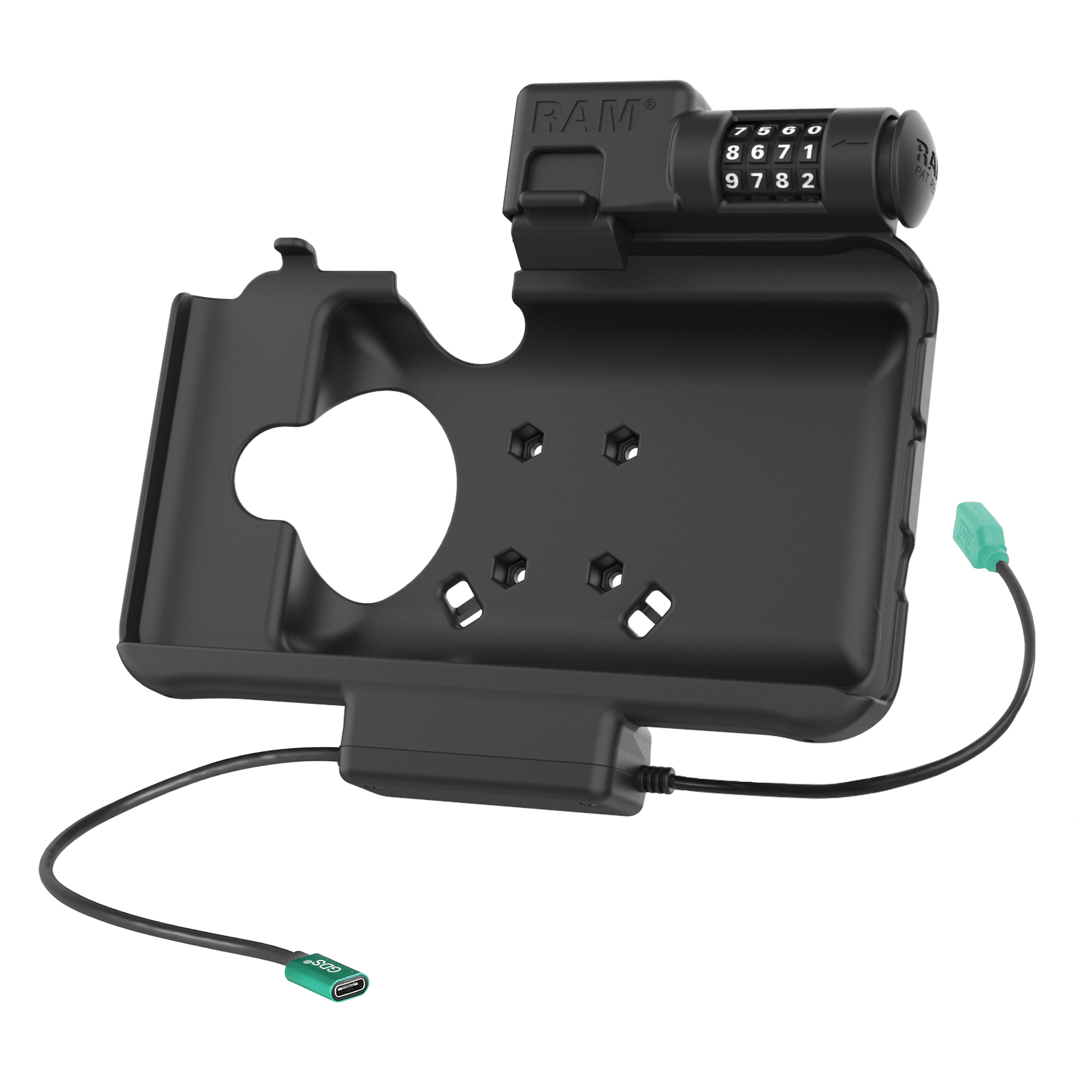 RAM Combinatievergrendelbaar Power + Data Dock voor Samsung Tab Active5 & 3 - RAM Mounts RAM-HOL-SAM58CPCL-1AU afbeelding 2