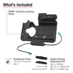RAM Combinatievergrendelbaar Power + Data Dock voor Samsung Tab Active5 & 3 - RAM Mounts RAM-HOL-SAM58CPCL-1AU afbeelding 5