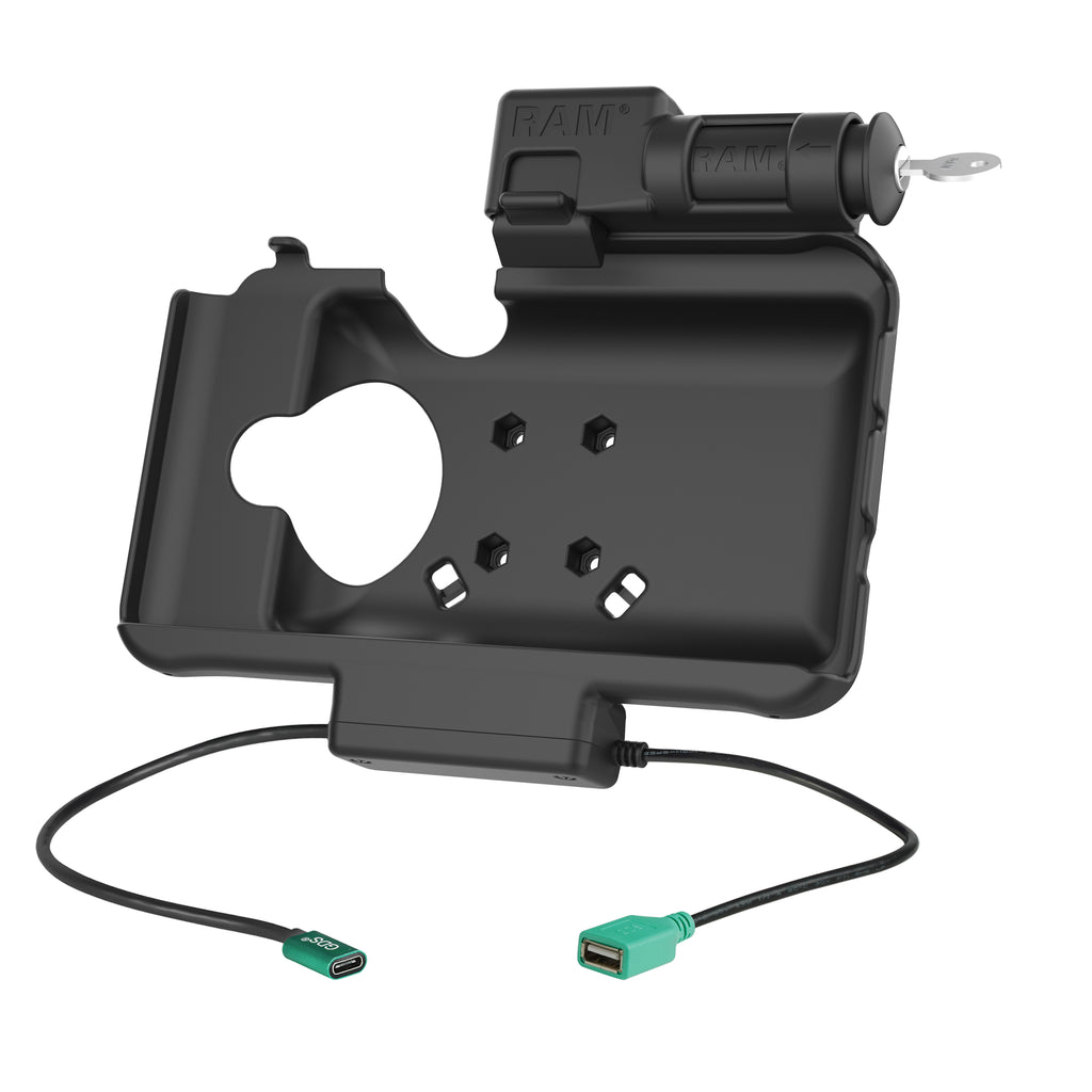 RAM Sleutelvergrendelend Power + Data Dock voor Samsung Tab Active5 & 3 - RAM Mounts RAM-HOL-SAM58CPKL-1AU afbeelding 2