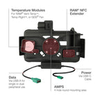 RAM Afsluitbaar Modulair Power + Enkel USB Dock voor Samsung Tab Active5 & 3 - RAM Mounts RAM-HOL-SAM58CPKLN-1AU afbeelding 4