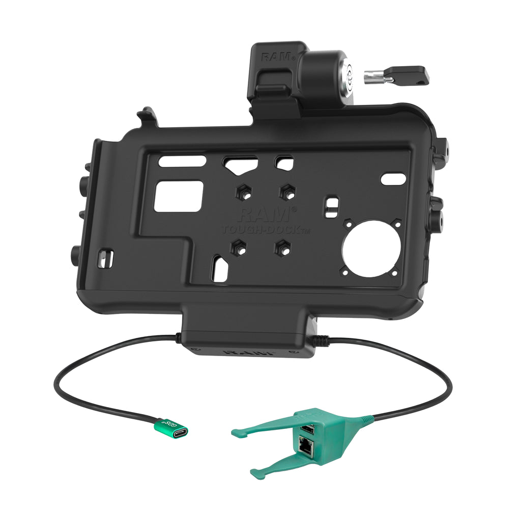RAM Thin-Dock™ Power + USB-A & RJ45 Data voor Tab Active5 & 3 - RAM Mounts RAM-HOL-SAM58CPKLT-RJ45AU afbeelding 2