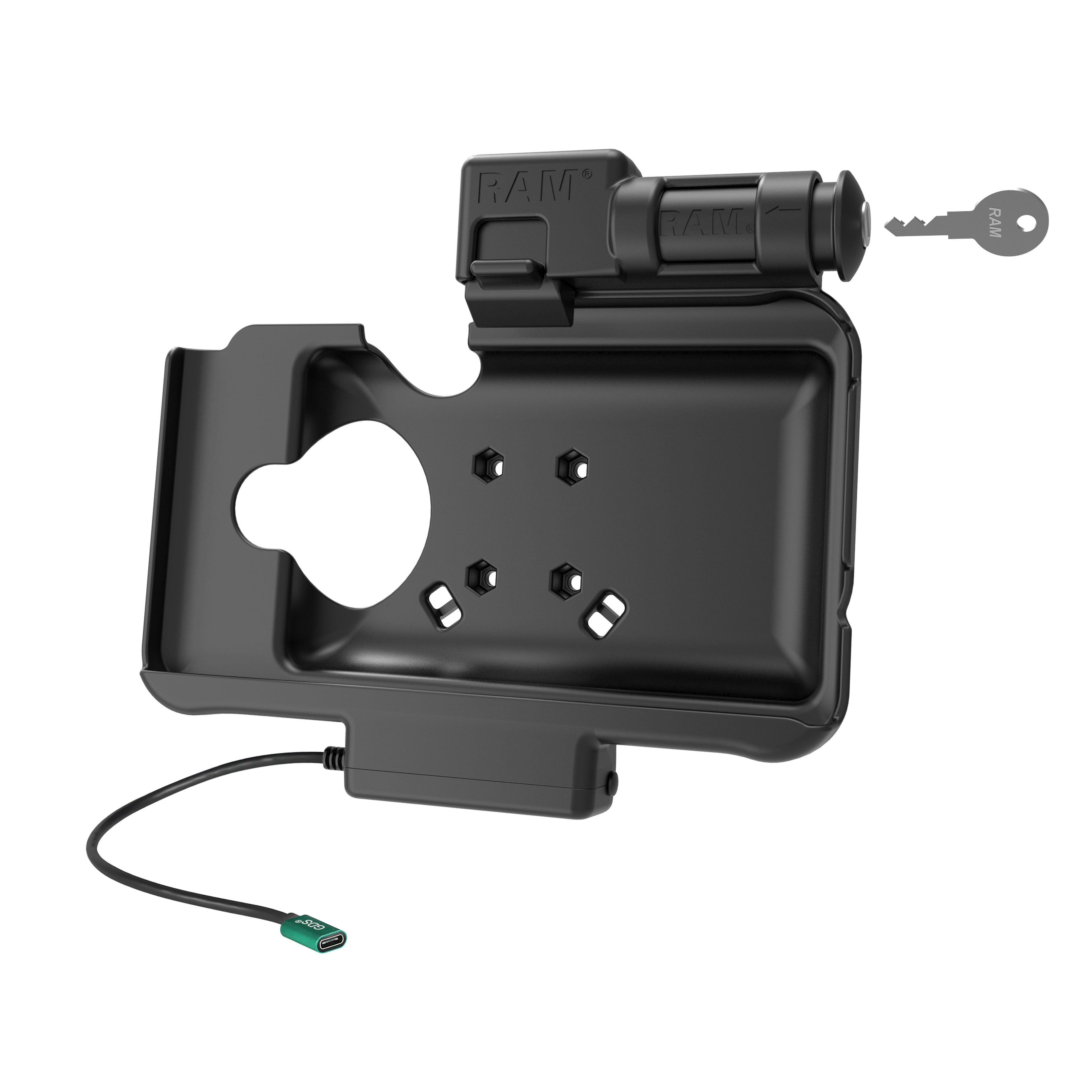 RAM Sleutelslot USB-C Aangedreven Dock voor Samsung Tab Active5 & 3 - RAM Mounts RAM-HOL-SAM58CPKLU afbeelding 2
