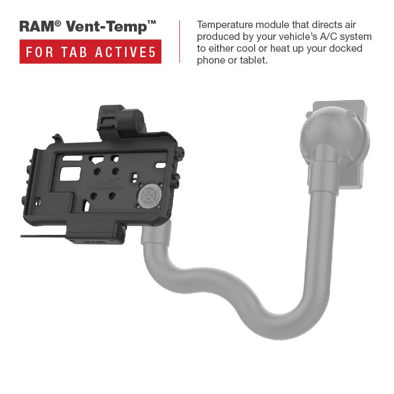 RAM Thin-Dock™ Gevoed Dock voor Tab Active5 & 3 - RAM Mounts RAM-HOL-SAM58CPTU afbeelding 4