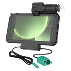 RAM Key Locking Power + Dual USB Dock voor Samsung Tab Active5 & 3 - RAM Mounts RAM-HOL-SAM58PD2KLU afbeelding 1