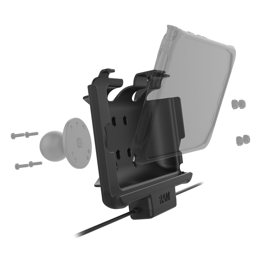 RAM EZ-Roll'r™ Power + Data Dock Samsung Tab Active5 & 3 - RAM Mounts RAM-HOL-SAM60CP-1AU afbeelding 4