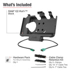 RAM EZ-Roll'r™ Power + Data Dock Samsung Tab Active5 & 3 - RAM Mounts RAM-HOL-SAM60CP-1AU afbeelding 6