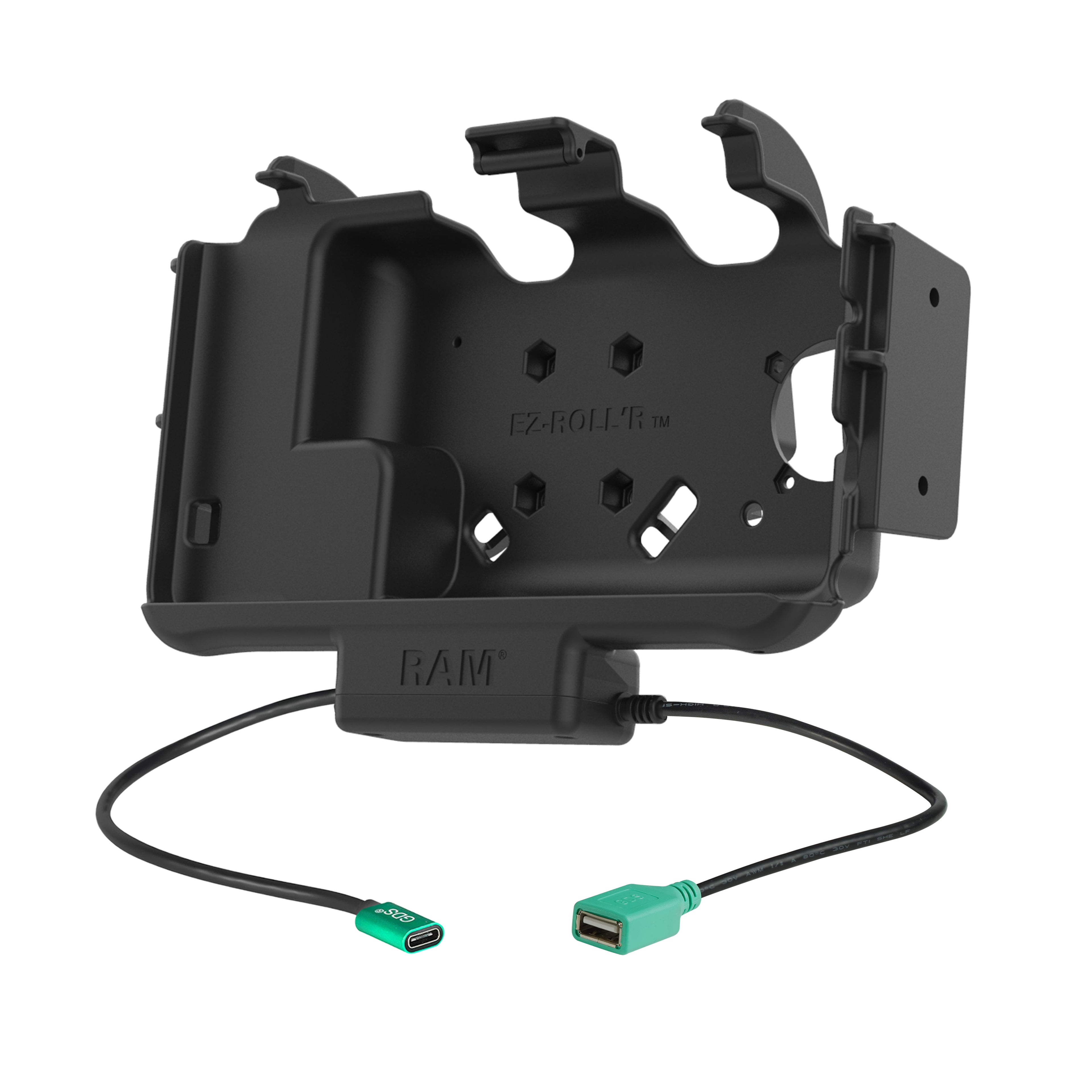RAM EZ-Roll'r™ Modulaire Power + Enkel USB Dock Samsung Tab Active5 & 3 - RAM Mounts RAM-HOL-SAM60CPN-1AU afbeelding 2