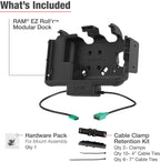 RAM EZ-Roll'r™ Modulaire Power + Enkel USB Dock Samsung Tab Active5 & 3 - RAM Mounts RAM-HOL-SAM60CPN-1AU afbeelding 5