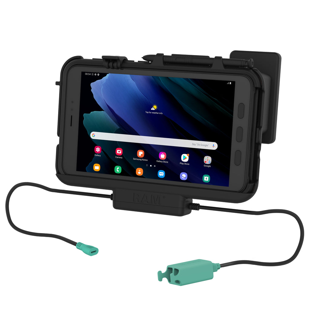 RAM Power + Dual USB Dock voor Tab Active3 met OtterBox uniVERSE - RAM Mounts RAM-HOL-SAM60PD2-OT1U afbeelding 1