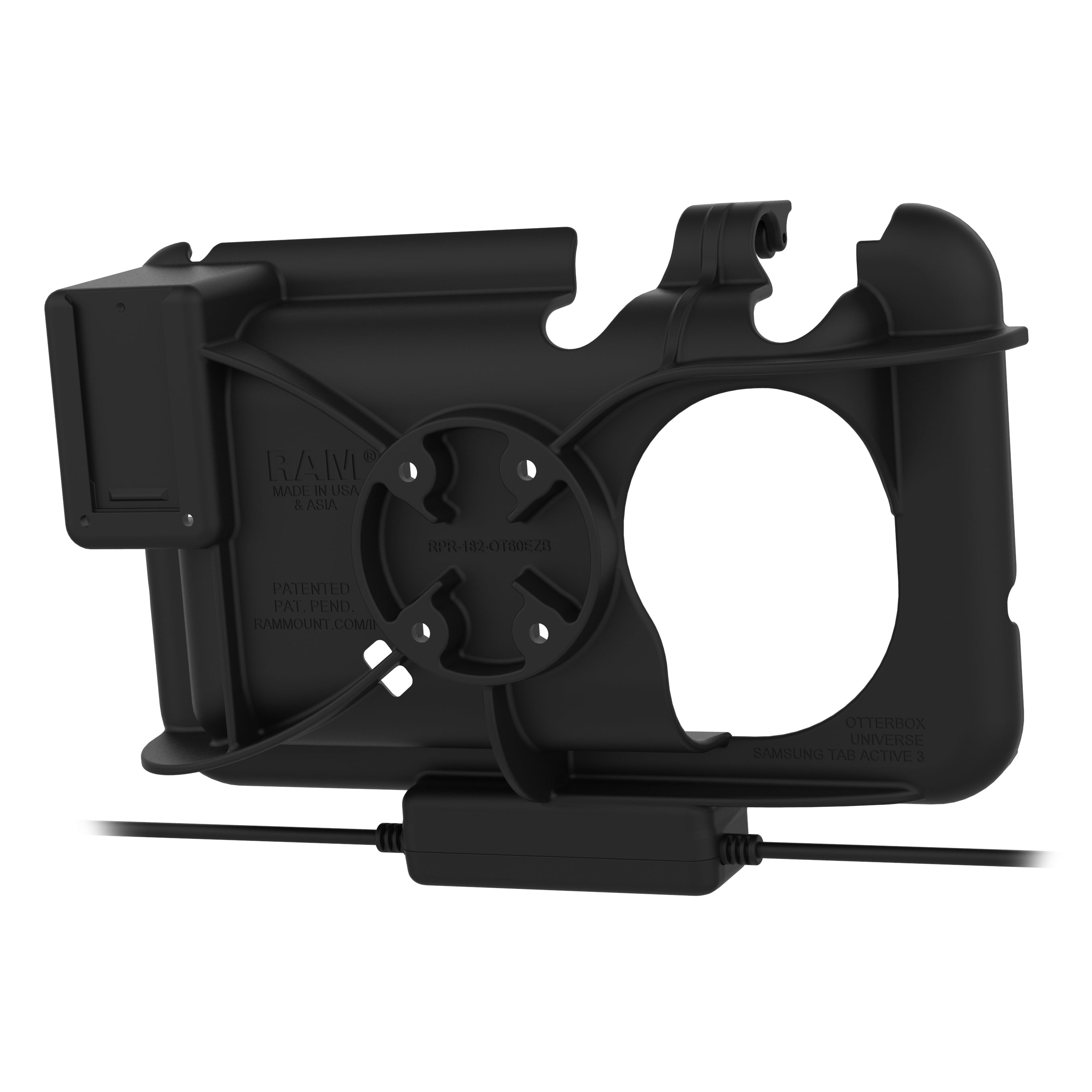 RAM Power + Dual USB Dock voor Tab Active3 met OtterBox uniVERSE - RAM Mounts RAM-HOL-SAM60PD2-OT1U afbeelding 3