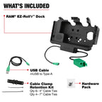 RAM EZ Roll'r™ Modular Dual USB Dock voor Samsung Tab Active5 & 3 - RAM Mounts RAM-HOL-SAM60PD2NU afbeelding 4