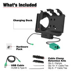 RAM EZ Roll'r™ Dubbele USB-dock voor Samsung Tab Active5 & 3 - RAM Mounts RAM-HOL-SAM60PD2U afbeelding 6