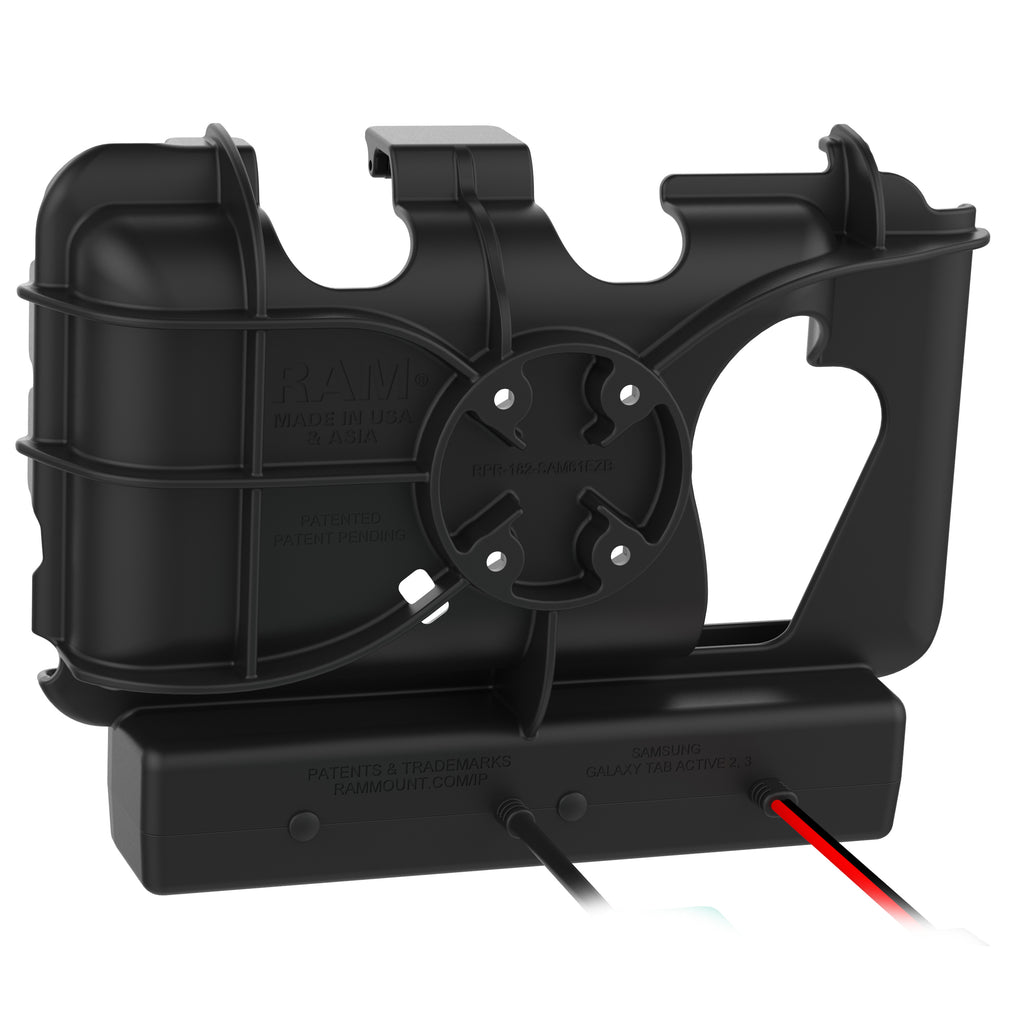 RAM Power + Dubbele USB Dock voor Tab Active5 & 3 met Speaker Box - RAM Mounts RAM-HOL-SAM61PD2U afbeelding 3