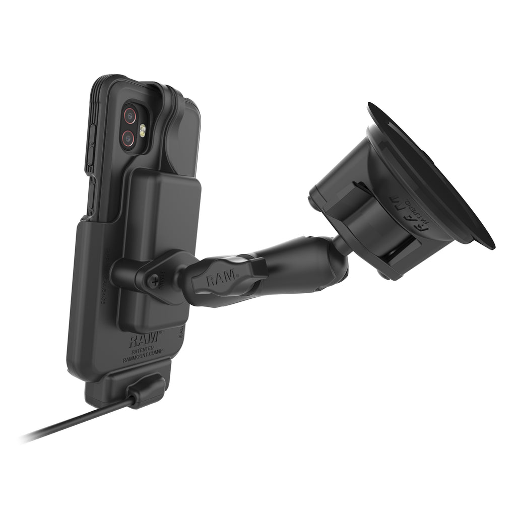 RAM EZ-Roll'r™ Docking station voor XCover7, 7 Pro & 6 Pro met OEM of RAM Skin™ - RAM Mounts RAM-HOL-SAM84CP-1U afbeelding 8