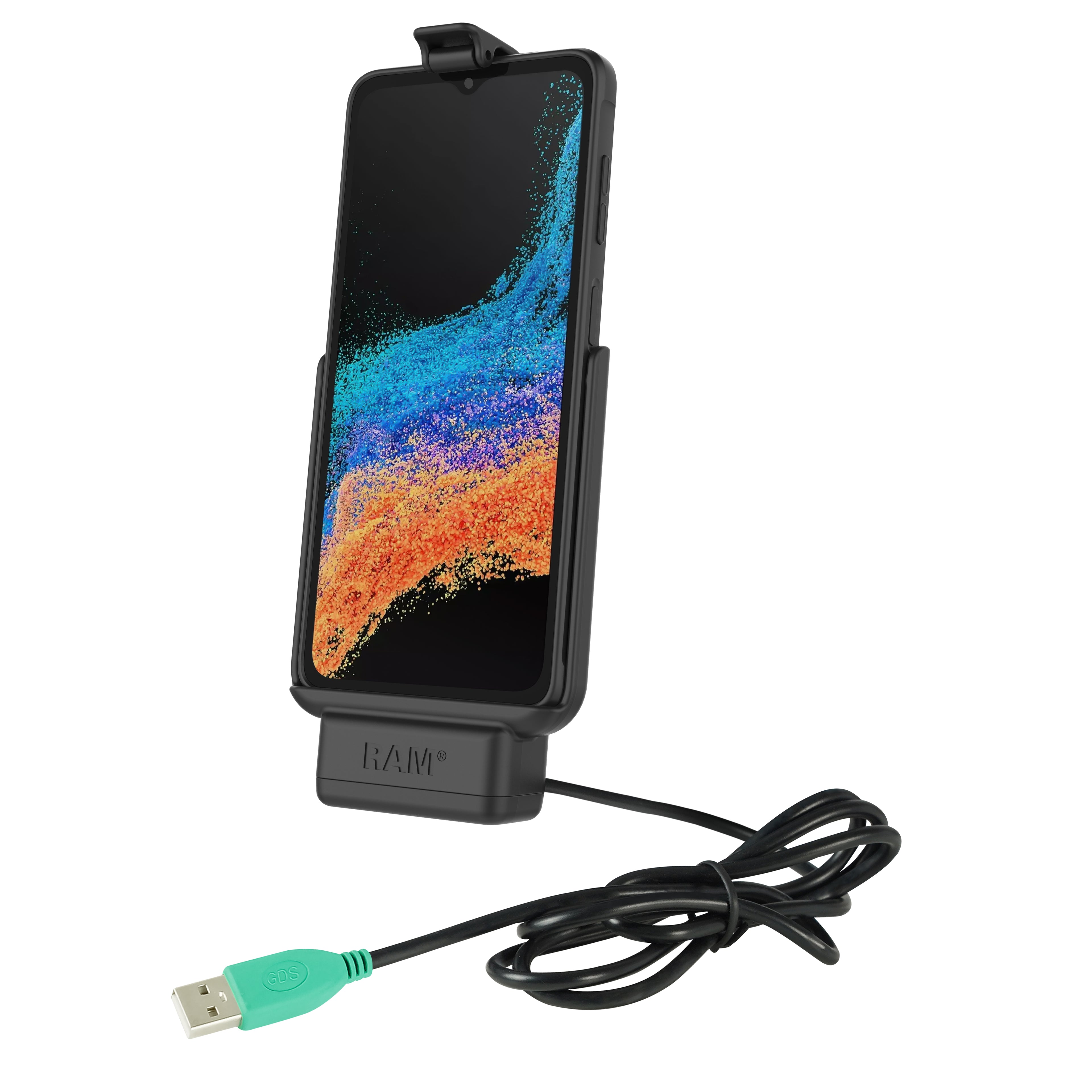 RAM EZ-Roll'r dock voor Samsung XCOVER7 pro 6 pro zonder hoes - RAM Mounts RAM-HOL-SAM84PU