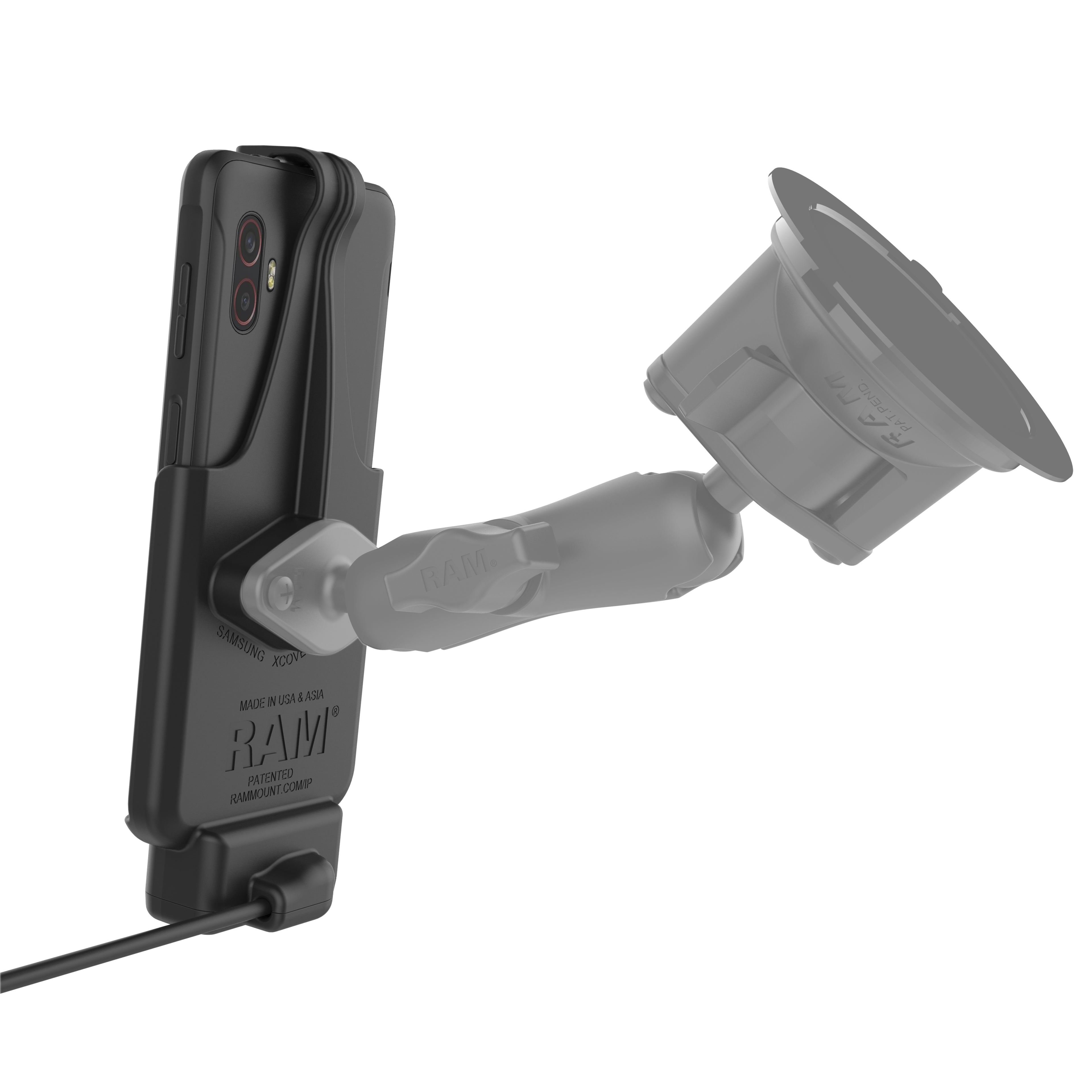RAM EZ-Roll'r™ Dock voor Samsung XCover7 Pro & 6 Pro Zonder Hoes - RAM Mounts RAM-HOL-SAM84PU afbeelding 8