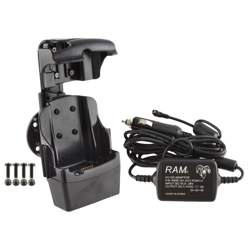 RAM Quick-Draw™ Jr aangedreven Dock voor Motorola MC5590 - Sigarettenaansteker Lader - RAM Mounts RAM-HOL-SYM3PECU afbeelding 1