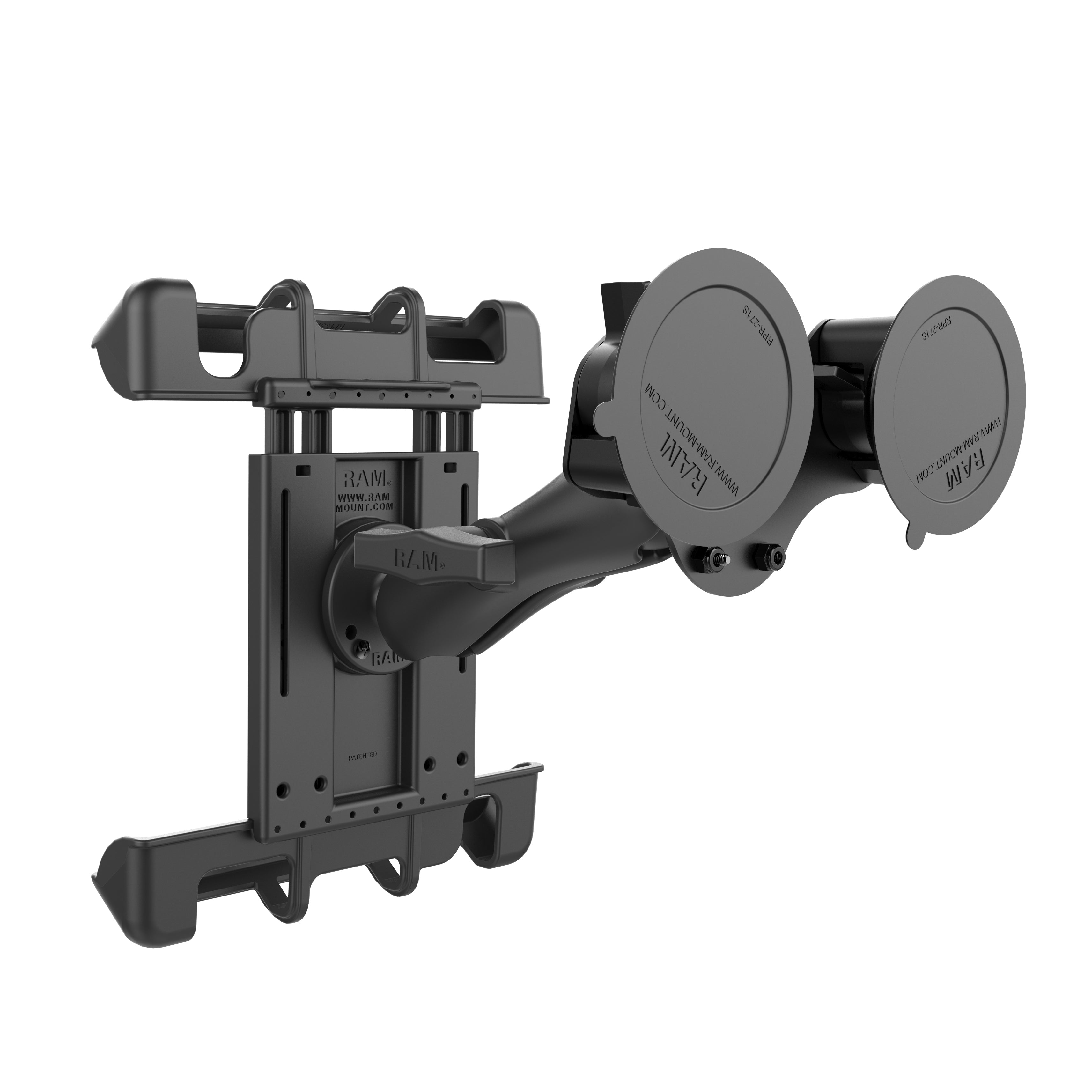 RAM Tab-Tite™ Tablet Houder met RAM Twist-Lock™ Dubbele Zuignap Basis - RAM Mounts RAM-HOL-TAB17-189BU afbeelding 2