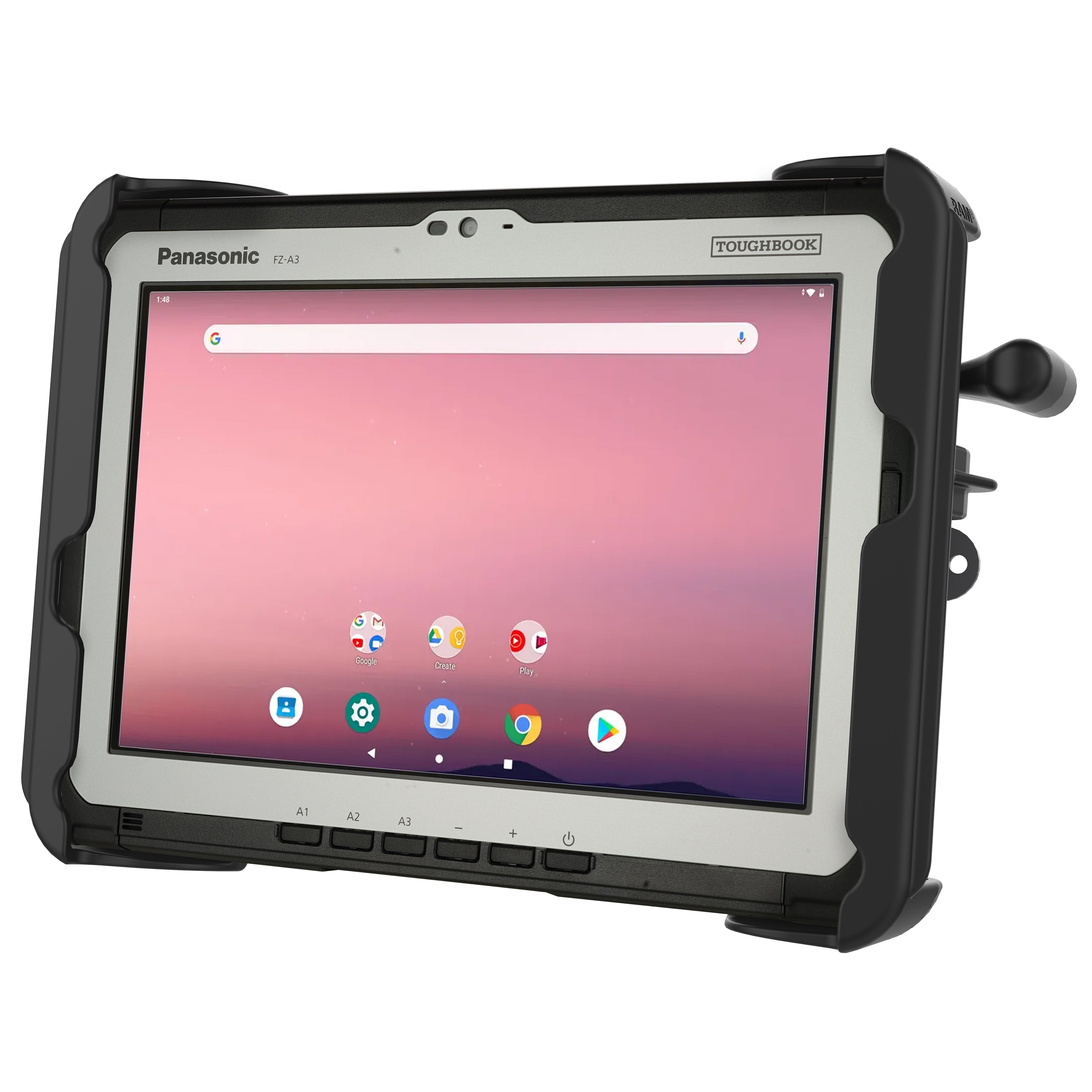 RAM Tab-Lock™ Houder voor Panasonic FZ-G2 & FZ-A3, Getac UX10 + Meer - RAM Mounts RAM-HOL-TABL34U afbeelding 1