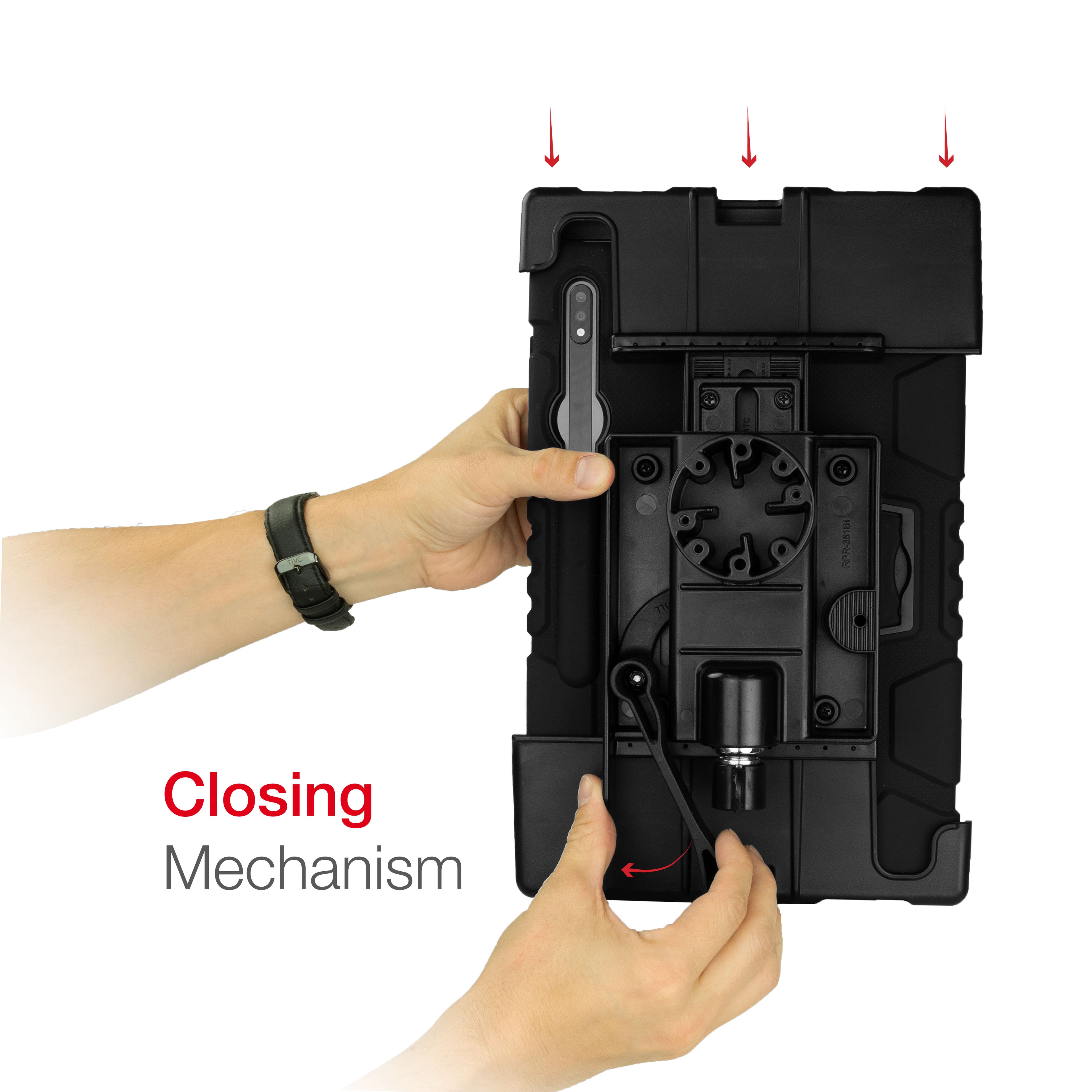 RAM Tab-Lock™ houder voor Samsung Tab S7+, S7 FE, S8+ en S9+ met hoesje - RAM Mounts RAM-HOL-TABL36U afbeelding 5