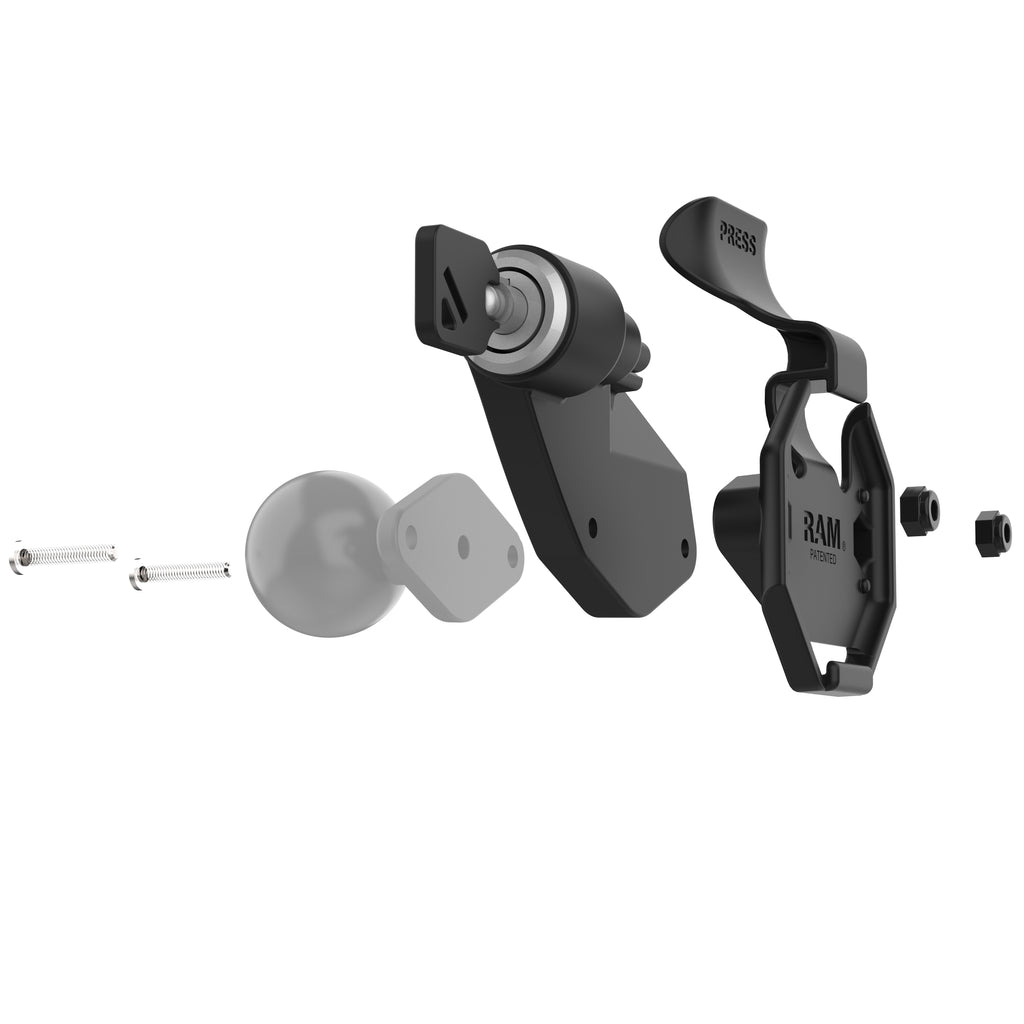 RAM Linker Vergrendelinghouder voor Tablets met GDS® Uni-Conn™-knop - RAM Mounts RAM-HOL-U1LLU afbeelding 2